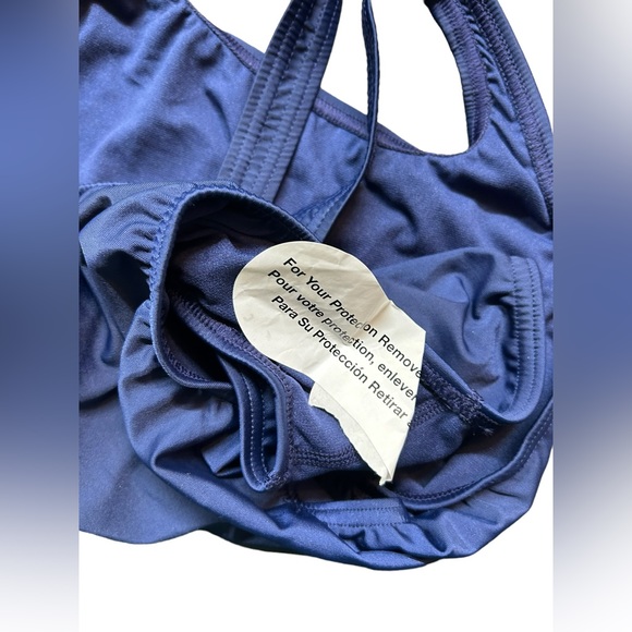 SPEEDO PRO-LT navy blue Solid one piece women’s swim training Swimsuit NWT - Picture 5 of 5